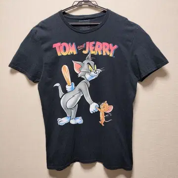 [ 톰과 제리 ] TOM AND JERRY 셔츠 블랙 L 온두라스 제조