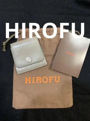 HIROFU 그레이 동전 지갑.