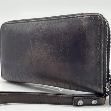 벨루티 장지갑 오거나이저 탈리 카리그래피 스탬프