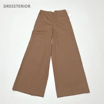 DRESSTERIOR 이지 웨이스트 와이드 팬츠 코튼 린넨 38