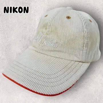 NIKON 니콘 코듀로이 캡 Cap 베이지 계열