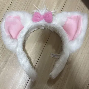 디즈니 머리띠 마리 고양이 귀