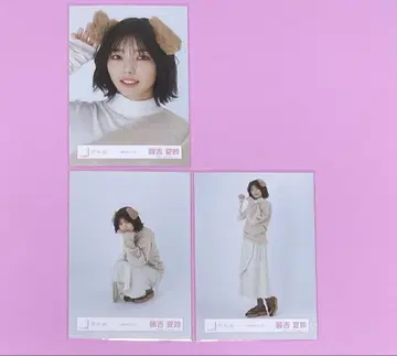 사쿠라자카46 후지요시 카린 강아지 귀 코디 브로마이드