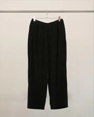 ancellm 25SS SUEDE WIDE TUCK SLACKS
