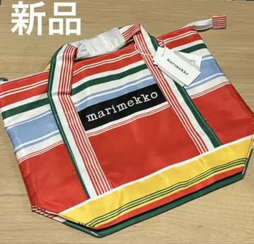 마리메꼬 Paraati(파라티) 백 멀티 컬러 보더 새상품
