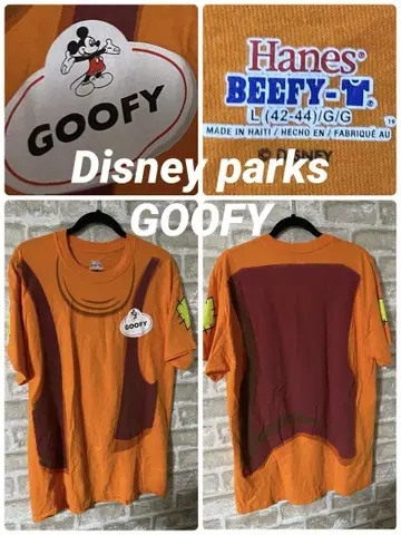 Disney parks 남성용 L 코스프레 티셔츠 구피 변신 의상
