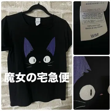 마녀 배달부 키키 여성용M WM 티셔츠 지지 프린트 TEE