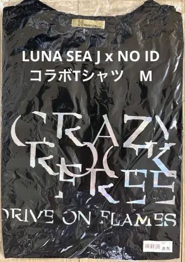 LUNA SEA J와 NO iD 콜라보 티셔츠 M 사이즈