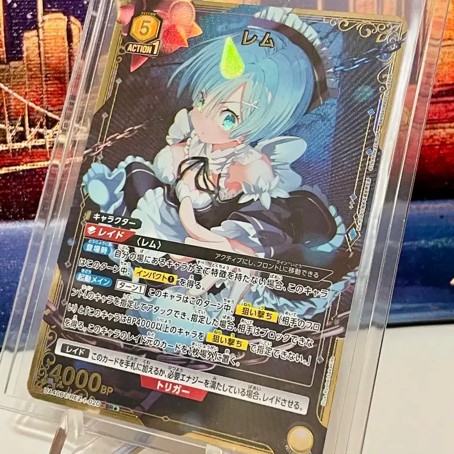 Union Arena Re:Zero Rem SR Parallel Card #유니온아레나,#리제로카드