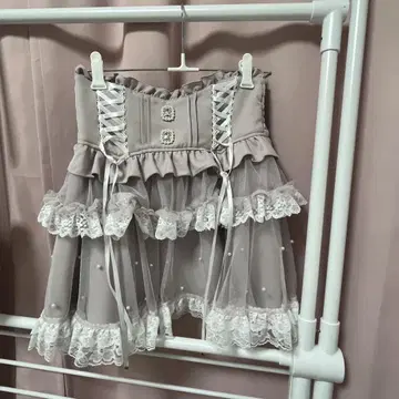 노에미 플레어 스커트 리본 포함