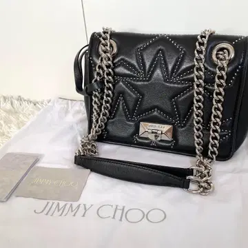 JIMMY CHOO 지미추 헬리아 숄더백 블랙 체인