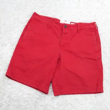 G6320 아베크롬비 앤 피치 숏팬츠 빨간색 32