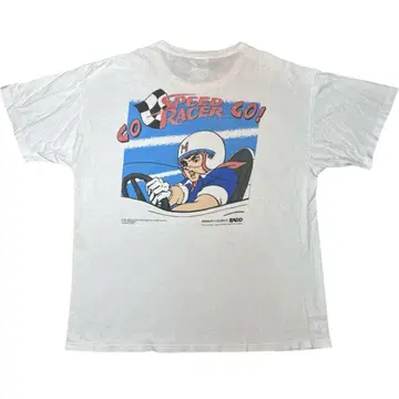 90년대 당시 물품 SPEED RACER 셔츠 빈티지 USA 제작 XL