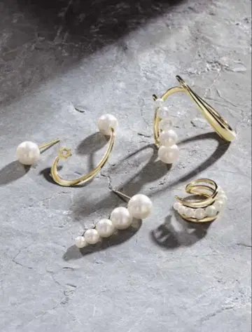 [ 새상품급 ] STAR JEWELRY 스타 주얼리 걸 펄 이어커프