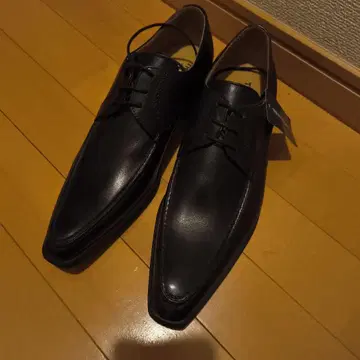 THE SUIT COMPANY 블랙 드레스 슈즈 가죽 밑창 미사용