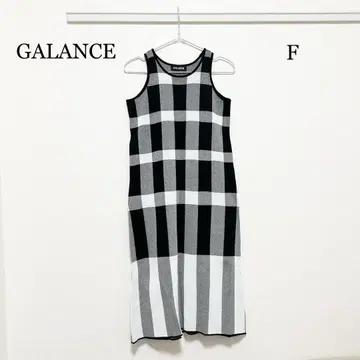 0055 GALANCE 슬리브리스 무릎 기장 원피스 FREE 사이즈
