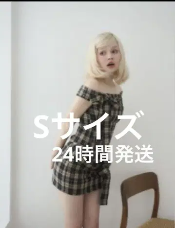 andmary Ruban 리본 셋업 black S 사이즈