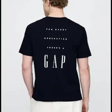 완판 GAP 헤비 웨이트 T셔츠 블랙 M 유니섹스