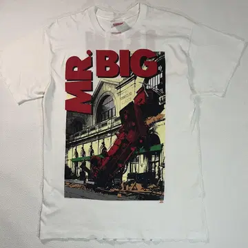 90년대 MR BIG 티셔츠 lean into it tour 1992