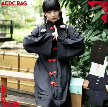 ACDC RAG 차이나 원피스 블랙