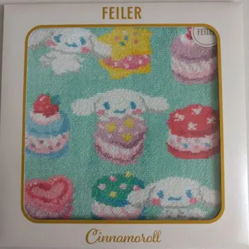 미사용 새상품 FEILER 페일러 손수건 시나모롤 마카롱