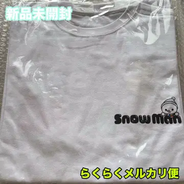 SnowMan 티셔츠 로고 화이트 닛산 국립 snow world