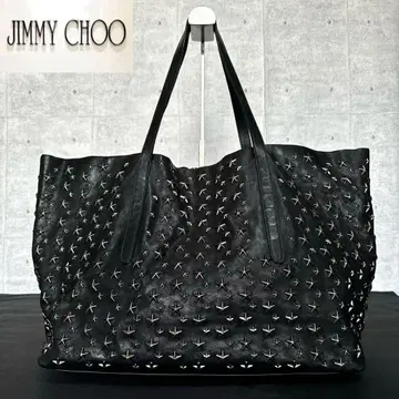[ 고품질 ] JIMMY CHOO PIMLICO BLACK 스터드 토트백
