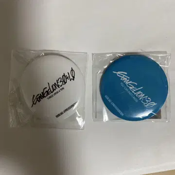 에반게리온 캔뱃지 세트 2개