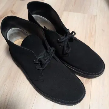블랙 스웨이드 Clarks 데저트 부츠