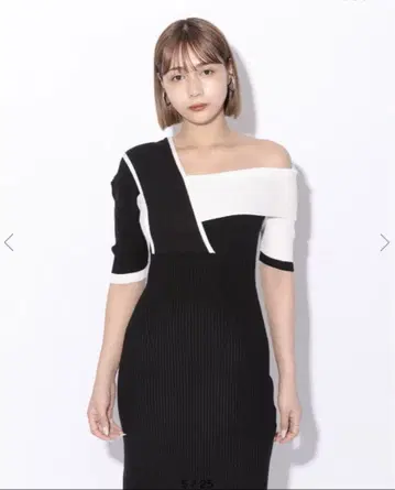 meltthelady bicolor knit one piece