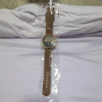 크로노그래프 손목시계 브라운 나일론