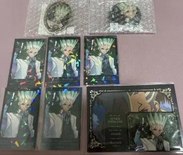 Dr.STONE 센쿠 신데렐라 캔뱃지 최애 파샤 특전 브로마이드