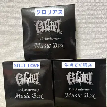 GLAY 30th Anniversary Music Box 3개 세트!
