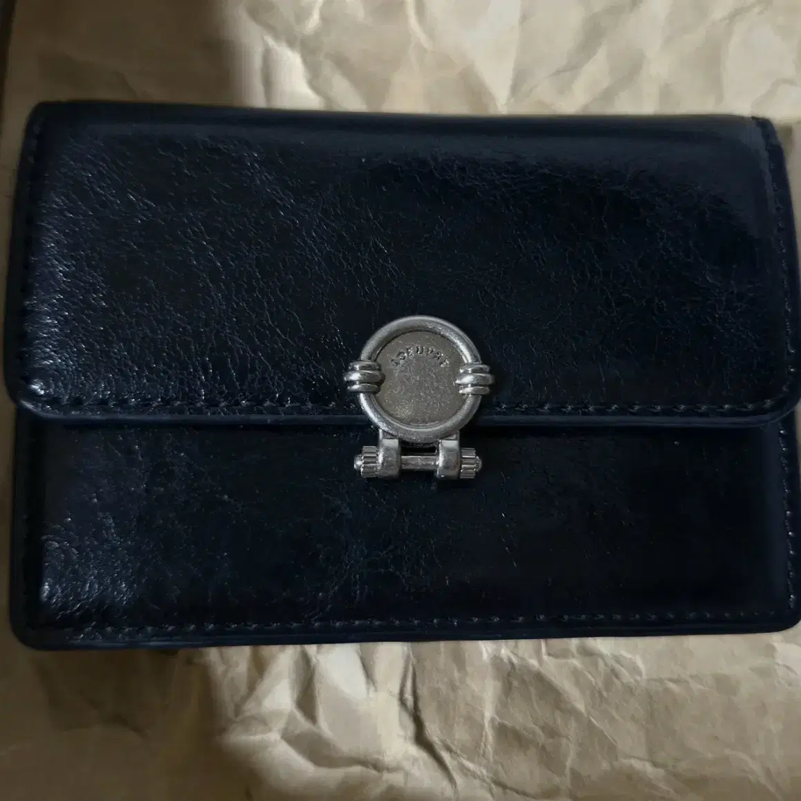 Le masque Mono Western Slim Keyring Card Wallet Khaki New on