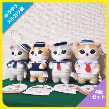 mofusand 세일러냥 마스코트 (전4종 세트)