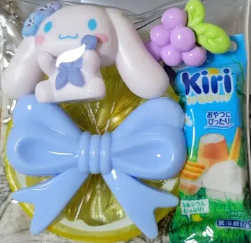 가챠 가득 파우치 시나모롤 KIRI 레몬 커다란 리본