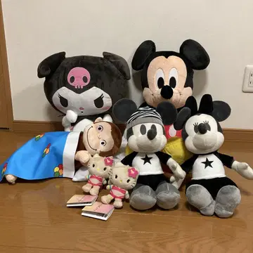 쿠로미 미키 미니 키티 아기 원숭이 조지 봉제인형