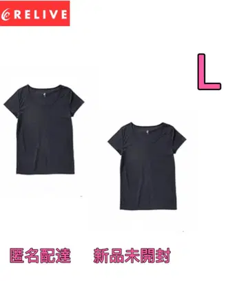 새상품 여성용 리라이브 셔츠 이너 리커버리 의류 L 사이즈 2매 a9