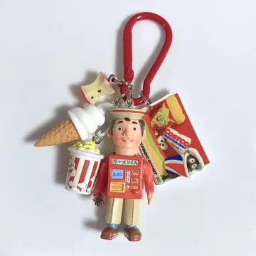 자라자라 키링 자라자라 가챠가챠 라면군 빨간색