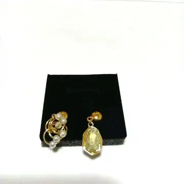 골드 펄 귀걸이 금속 알레르기 방지 제품