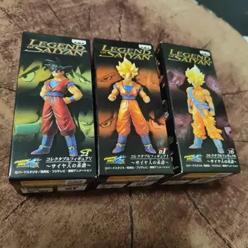 Legend of saiyan 사이야인의 계보 손오공 3종 콜렉터블