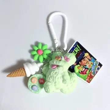 자라자라 키링 자라자라 가챠가챠 모루루프렌즈 그린