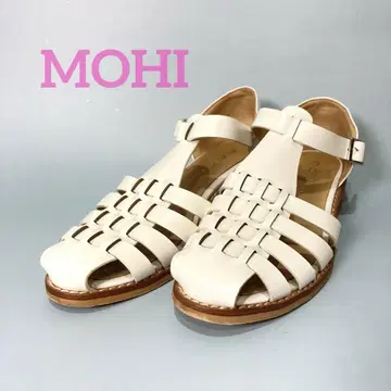 모히 MOHI 구르카 샌들 샌들 화이트 플랫 샌들 36