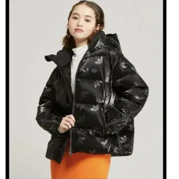 adidas 아디다스 트레포일 로고 올 패턴 다운 자켓 2way