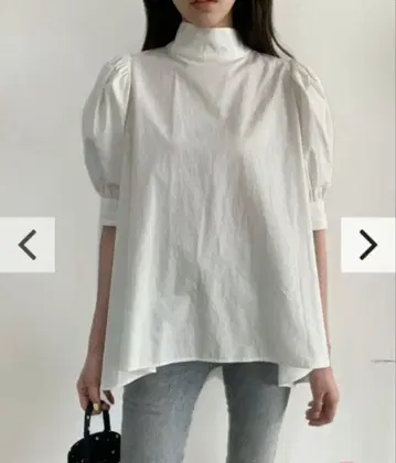 [거의 새상품] 벌스데이 바쉬 BACK RIBBON PUFF SLEEVE