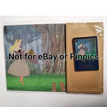디즈니 몰 잠자는 숲속의 미녀 브라이어 로즈 오로라 공주 핀 배지 핀