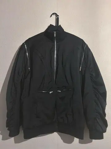 MA-1 하이넥 블루종 지퍼 디자인