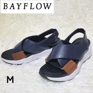 [컨디션 최상] 베이플로우 BAYFLOW 크로스 스니커즈 솔 샌들