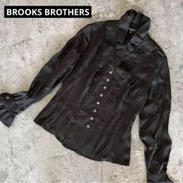 BROOKS BROTHERS 브룩스브라더스 실크 프릴 셔츠