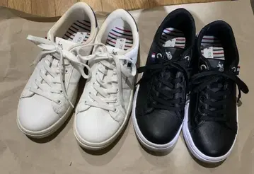 U.S. POLO ASSN. 유에스폴로어슨 스니커즈 화이트&블랙 M
